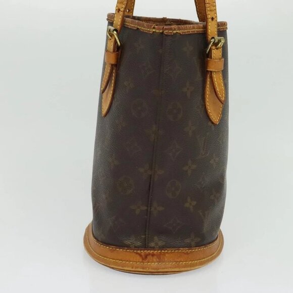 LOUIS VUITTON Monogram Bucket PM Shoulder Bag M42238 LV Auth 135054 - Picture 4 of 16